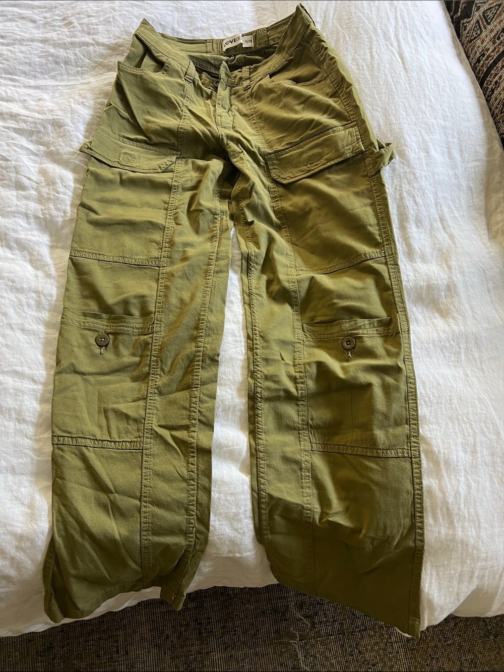 Olive Women's Cargo Pants